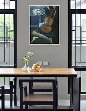 Cuadro decorativo El Viejo Guitarrista técnica mixta Cuadros Jr Música
