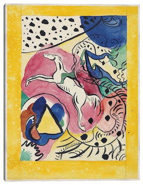 Cuadro decorativo Diseño Para La Portada El Almanaque Del Jinete Azul (1911) técnica mixta Cuadros Jr Formas