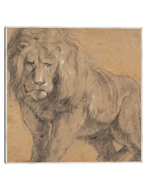 Cuadro decorativo León (C. 1612-1613) técnica mixta Cuadros Jr Bocetos
