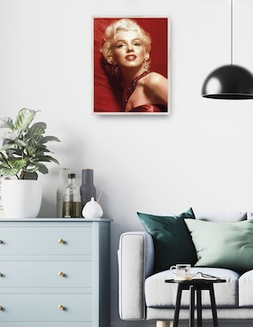 Cuadro decorativo Marilyn Monroe, Cómo Casarse Con Un Millonario técnica mixta Cuadros Jr Gente