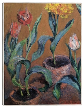 Cuadro decorativo Tulipanes técnica mixta Cuadros Jr Floración