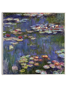 Cuadro decorativo Lirios De Agua 1916 técnica mixta Cuadros Jr Lagos