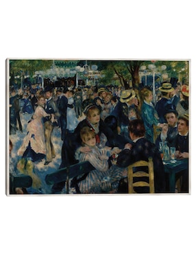 Cuadro decorativo Danza En Le Moulin De La Galette (1876) técnica mixta Cuadros Jr Danza