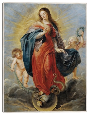 Cuadro decorativo Inmaculada Concepción (1628-1629) técnica mixta Cuadros Jr Figuras Celestiales