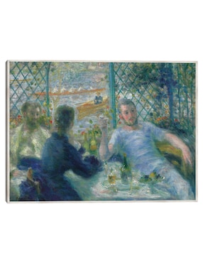 Cuadro decorativo Almuerzo En El Restaurante Fournaise (El Almuerzo De Los Remeros) (1875) técnica mixta Cuadros Jr Café