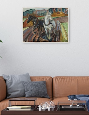 Cuadro decorativo Arado De Otoño (1919) técnica mixta Cuadros Jr Animales Domésticos
