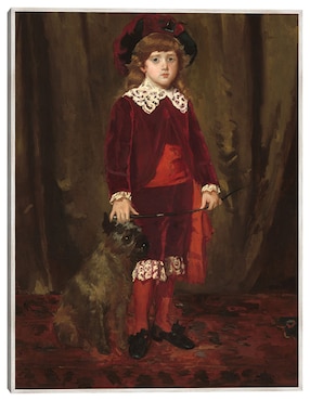 Cuadro decorativo Eddy Cassatt técnica mixta Cuadros Jr Retratos