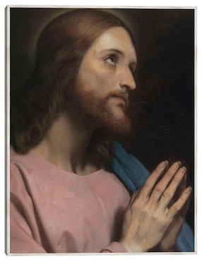 Cuadro decorativo Cabeza De Cristo (1849) técnica mixta Cuadros Jr Figuras Celestiales