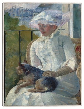 Cuadro decorativo Niña Junto A Una Ventana (C. 1883-1884) técnica mixta Cuadros Jr Retratos