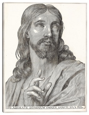 Cuadro decorativo Cristo De Medio Cuerpo técnica mixta Cuadros Jr Figuras Celestiales