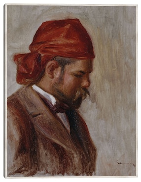 Cuadro decorativo Retrato De Ambroise Vollard Au Foulard Rouge (1899-1906) técnica mixta Cuadros Jr Retratos