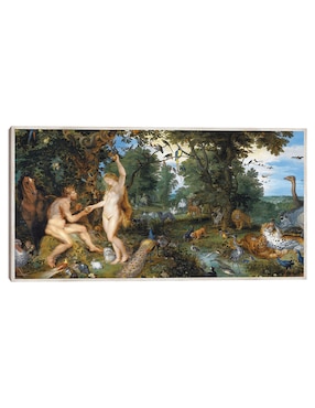 Cuadro decorativo El Jardín Del Edén Con La Caída Del Hombre (C. 1615) técnica mixta Cuadros Jr Figuras Celestiales