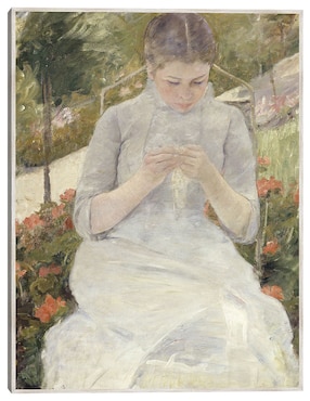 Cuadro decorativo La Muchacha Del Jardín (Entre 1880 y 1882) técnica mixta Cuadros Jr Retratos