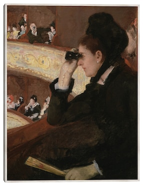 Cuadro decorativo En El Palco (1878) técnica mixta Cuadros Jr Retratos