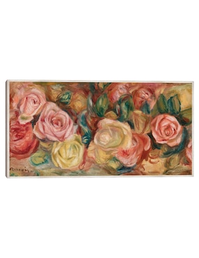 Cuadro decorativo Rosas (Rosas) (C. 1912) técnica mixta Cuadros Jr Arreglo Floral