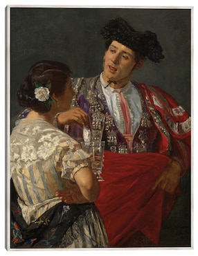 Cuadro decorativo Ofreciendo El Panel Al Torero (1873) técnica mixta Cuadros Jr Retratos
