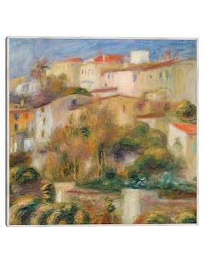 Cuadro decorativo Casas En Una Colina (Groupe De Maisons Sur Un Coteau) (1908) técnica mixta Cuadros Jr Campos