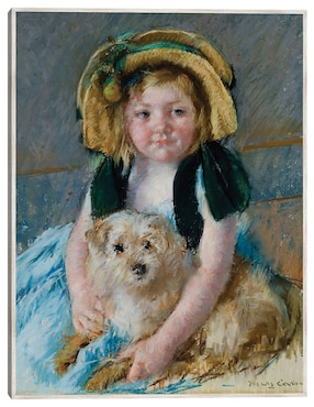 Cuadro decorativo Sara Con Hijo Chien (1901) técnica mixta Cuadros Jr Retratos