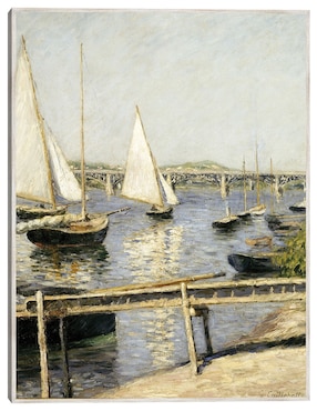 Cuadro decorativo Veleros En Argenteuil (Hacia 1888) técnica mixta Cuadros Jr Navegación