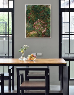 Cuadro decorativo Jardín De Flores (1884) técnica mixta Cuadros Jr Inspiración