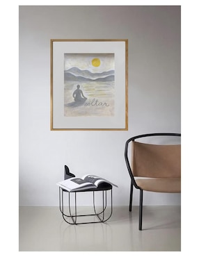 Pintura Soltar técnica acrílico Lune Art Gallery Calm