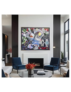 Pintura The World Is Yours Iii técnica acrílico Lune Art Gallery Milleniart
