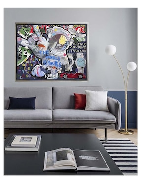 Pintura The World Is Yours Iii técnica acrílico Lune Art Gallery Milleniart