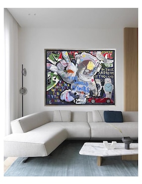 Pintura The World Is Yours Iii técnica acrílico Lune Art Gallery Milleniart