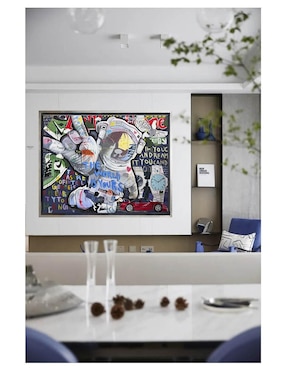 Pintura The World Is Yours Iii técnica acrílico Lune Art Gallery Milleniart