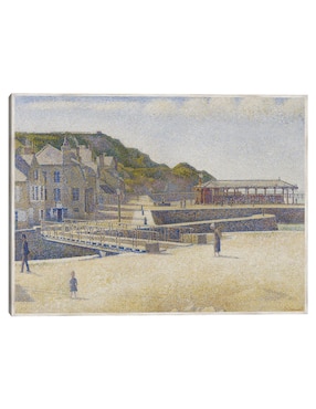 Cuadro decorativo Puerto-En-Bessin (1888) técnica mixta Cuadros Jr Playas