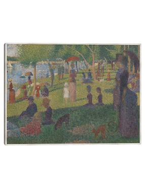 Cuadro decorativo Estudio Para Tarde De Domingo En La Isla De La Grande Jatte (1884) técnica mixta Cuadros Jr Gente