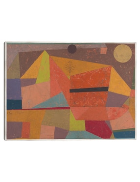 Cuadro decorativo Alegre Paisaje De Montaña (1929) técnica mixta Cuadros Jr Colores