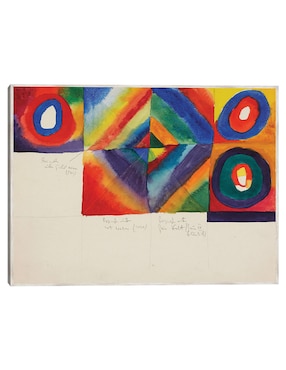 Cuadro decorativo Estudios De Color Con Información Sobre La técnica Pictórica (1913) técnica mixta Cuadros Jr Colores