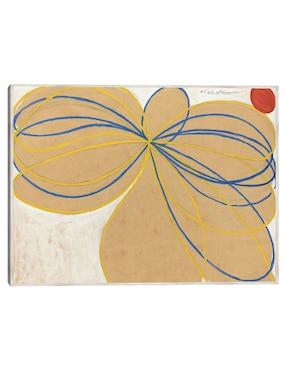 Cuadro decorativo La Estrella De Siete Puntas Nº 1 (1908) técnica mixta Cuadros Jr Colores
