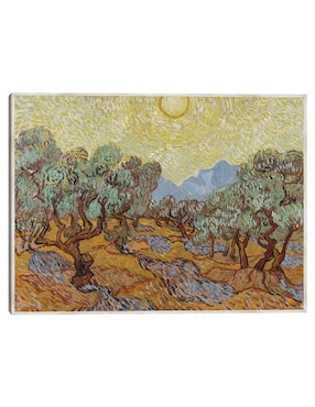 Cuadro decorativo Olivos (1889) técnica mixta Cuadros Jr Campos