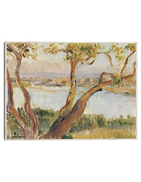 Cuadro decorativo Vista De Antibes técnica mixta Cuadros Jr Lagos