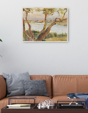 Cuadro decorativo Vista De Antibes técnica mixta Cuadros Jr Lagos