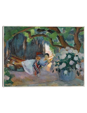 Cuadro decorativo Le Pradet, Mujer Joven En Una Hamaca (Nono) técnica mixta Cuadros Jr Retratos