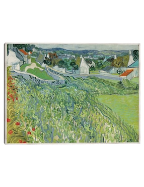Cuadro decorativo Viñedos De Auvers (1890) técnica mixta Cuadros Jr Inspiración