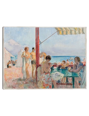 Cuadro decorativo El Chiringuito (1923-25) técnica mixta Cuadros Jr Playas
