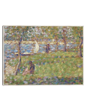 Cuadro decorativo Estudio Para La Grande Jatte (1884-1885) técnica mixta Cuadros Jr Lagos