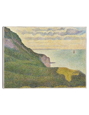 Cuadro decorativo Paisaje Marino En Port-En-Bessin, Normandía (1888) técnica mixta Cuadros Jr Verano
