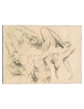 Cuadro decorativo Estudios Para El Cielo y El Infierno (1903-1916) técnica mixta Cuadros Jr Bocetos