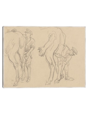 Cuadro decorativo Estudios Para El Cielo y El Infierno 39 (1918) técnica mixta Cuadros Jr Bocetos