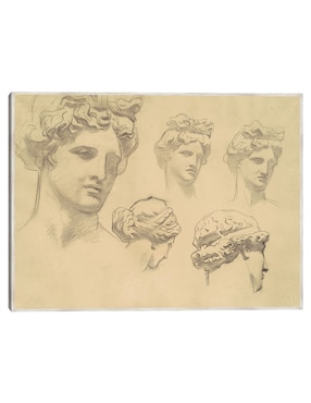 Cuadro decorativo Estudios Para Apolo y Las Musas(Hacia 1921) técnica mixta Cuadros Jr Bocetos