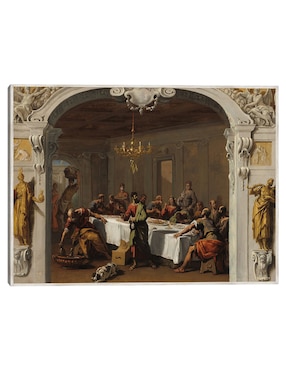 Cuadro decorativo La Última Cena, 1713/1714 técnica mixta Cuadros Jr Figuras Celestiales