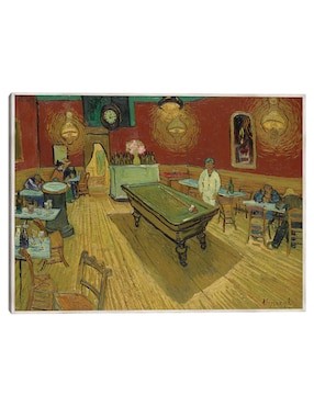Cuadro decorativo Le Café De Nuit (El Café Nocturno) (1888) técnica mixta Cuadros Jr Café