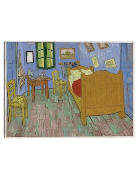 Cuadro decorativo El Dormitorio (1889) técnica mixta Cuadros Jr Formas