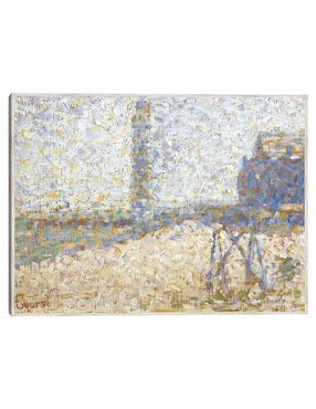 Cuadro decorativo El Hospicio y El Faro De Honfleur técnica mixta Cuadros Jr Gente