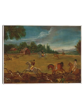 Cuadro decorativo El Fin De La Caza, C. 1800 técnica mixta Cuadros Jr Bosques